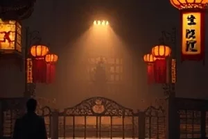 《铁轨上的信》海报：货运列车穿过晨雾中的山谷